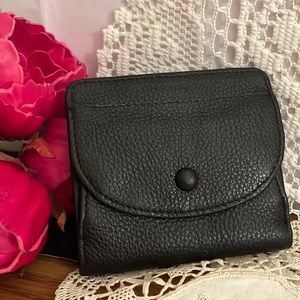 SALE.   BLACK LEATHER WALLET. . SALE